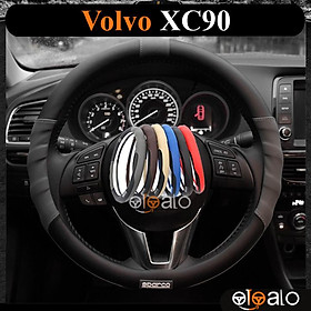 Bọc vô lăng da PU dành cho xe Volvo XC90 cao cấp SPAR - OTOALO