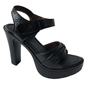 Giày Sandal Cao Gót Da Bò BIGGBEN Cao 11 Phân SDCG147