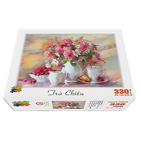 Hình ảnh Bộ tranh xếp hình jigsaw puzzle cao cấp 330 mảnh – Trà Chiều