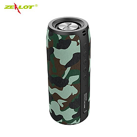 Loa Bluetooth ZEALOT S51 thế hệ mới hỗ trợ kết nối bluetooth 5.0, IPX5 chống nước, âm thanh chất lượng cao dùng cho điện thoại, laptop, PC… -Xanh lá