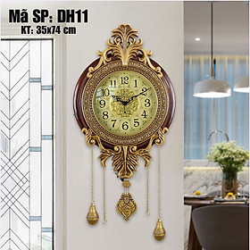 Mua Đồng hồ treo tường tân cổ điển  đồng hồ quả lắc DH11