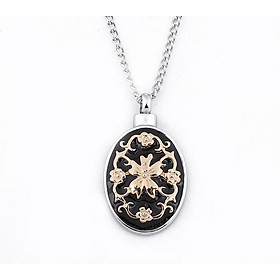 Urn Necklace Pendant Necklace Fashion Ashes Holder Flower Family Member Keepsake Women'S