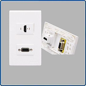 Mua Bộ WallPlate 2 cổng âm tường HDMI - VGA