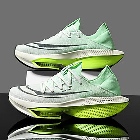 Giày chạy bộ Cablvyu Men Sneakers Fashion Summer for Women Air đệm thoải mái Nền tảng bóng rổ thể thao bóng rổ Color: Green Shoe Size: 41