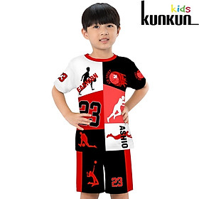 Quần áo bé trai size đại từ 10kg-65kg chất Thun lạnh KUNKUN KID TT008
