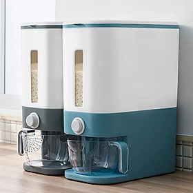 Mua (SIÊU RẺ) Thùng đựng gạo có nút lấy tự động 12kg