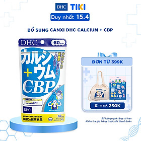 Viên uống Bổ sung Canxi DHC Calcium + CBP