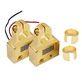 2pcs 0/4/8 or  Battery Terminals with Shims for Car Marine  golden