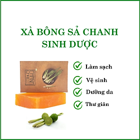 Xà bông sả chanh sinh dược - 100g/ bánh