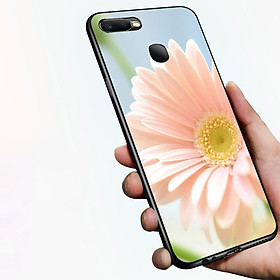 Ốp điện thoại kính cường lực cho máy Oppo A7 2018 - Cánh hoa đẹp MS CHDEP004