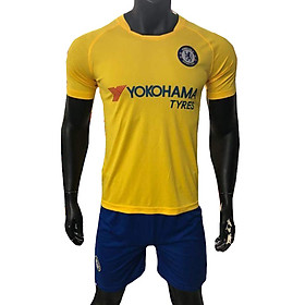 Bộ Quần Áo Bóng Đá Chelsea Vàng Mới Nhất 2018 2019