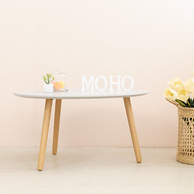 Bàn Sofa - Bàn Cafe - Bàn Trà Gỗ Cao Su MOHO VERONA 801 (Xám Xanh)