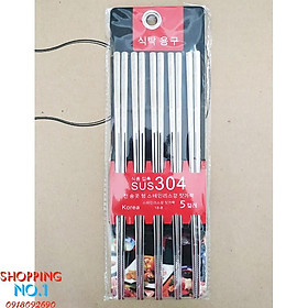 Mua ĐŨA INOX 304 KHẮC LOGO HOA VĂN CAO CẤP - INOX304