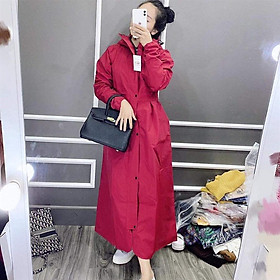 Áo mưa măng tô nam nữ 2 lớp chống thấm chống mưa gió lạnh mùa đông - ao mua mang to nam nu 2 lop