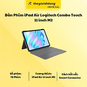 Mua Bàn Phím iPad Air Logitech Combo Touch 11 inch M2 - Hàng Chính Hãng