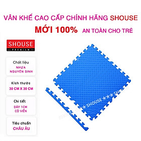 Thảm Xốp Ghép lót sàn 30x30 cm Korea miếng dày tấm trải sàn cho bé vân gỗ gấp gọn xpe
