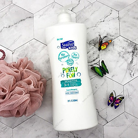 Dầu Gội Cho Bé Suave Kids Purely Fun Sensitive 3in1 Cho Da Nhạy Cảm 828ml Hàng Mỹ