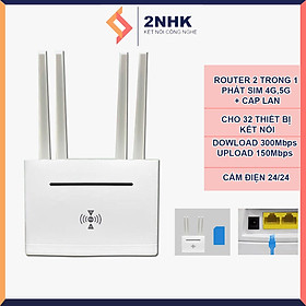 Mua Bộ phát wifi từ sim 4G T901 Pro tốc độ cao 300Mbps  phủ sóng rộng  tích hợp 4 cổng WAN/LAN tiện dụng - hàng chính hãng