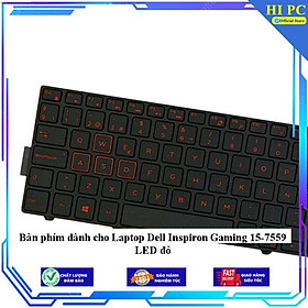 Bàn phím dành cho Laptop Dell Inspiron Gaming 15-7559 LED đỏ - Hàng Nhập Khẩu 