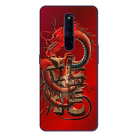 Ốp lưng điện thoại Oppo F11 Pro hình Rồng Đỏ - Hàng chính hãng