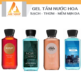 Gel Tắm Nước Hoa DEAR BODY 295ml Dành Cho Nam - Sạch Da -  Mềm - Mịn - Mượt - Hương Thơm Mạnh Mẽ - Nam Tính