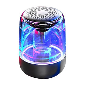 Loa Bluetooth Trong Suốt, Đèn LED,  Âm Thanh Vòm 6D Super Bass C7 - Công Suất 5W, Có Khe Cắm Thẻ Nhớ, Bluetooth 5.0