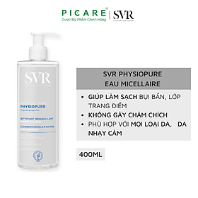 Nước Tẩy Trang Dành Cho Da Nhạy Cảm SVR Physiopure Eau Micellaire 400ml