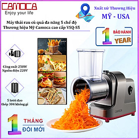 Mua Máy thái rau củ quả đa năng 5 chế độ  thương hiệu Mỹ Camoca cao cấp VSQ-S5