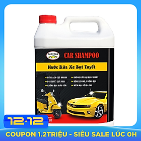Nước rửa xe bọt tuyết chuyên dụng Car Shampoo 5L cho ô tô xe máy