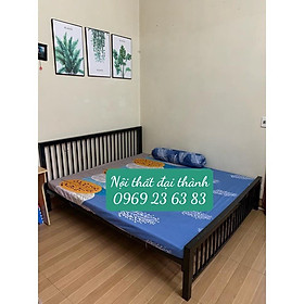Mua Giường sắt mỹ nghệ cao cấp nhiều kích thước từ 1m đến 1m8 dài 2m