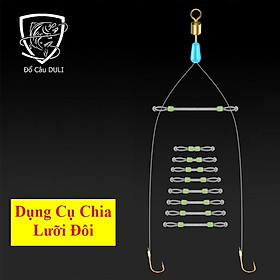 Dụng Cụ Chia Đôi Lưỡi Câu  Vỉ 10 chiếc , Thẻo Câu Chuyên Câu Đài Silicon