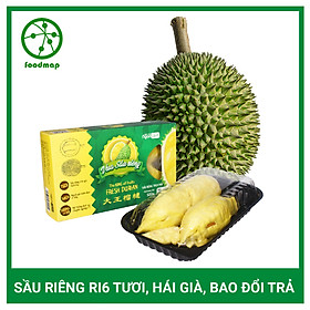 Hộp Sầu riêng Ri6 (Tách Múi Sẵn) Tươi, Hái Già, Sượng Bao Đổi Trả - Hộp 500Gr - Foodmap
