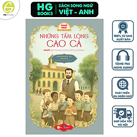 Sách song ngữ văn học kinh điển Những Tấm Lòng Cao Cả - Có note từ vựng, tặng kèm file nghe - HG Books