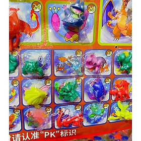 Mô Hình Pokemon, Pikachu, Làm Bộ Sưu Tập Nhân Vật Yêu Thích, Decor Trang Trí, Quà Tặng Cho Bé - Thú 2-4cm Ngẫu Nhiên