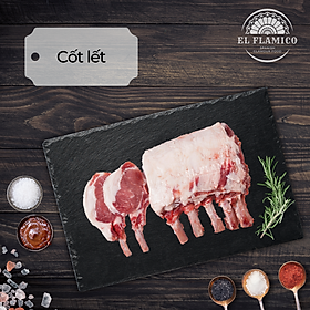 Thịt cốt lết heo đen Iberico khay 300g