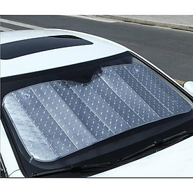 Tấm Chắn Nắng Kính Lái Xe Ô Tô, Xe Hơi Chất Liệu Xốp Phủ Bạc 