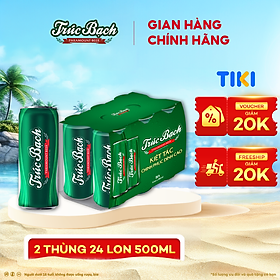 Lốc 6 lon bia trúc bạch