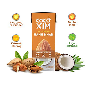 Sữa dừa hạnh nhân COCOXIM dung tích 180ml/hộp SD.HN01TI 