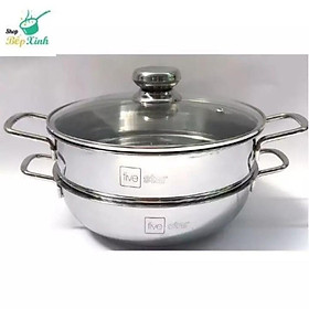 Mua Combo nồi lẩu 3 đáy + tầng xửng hấp siêu tiện dụng