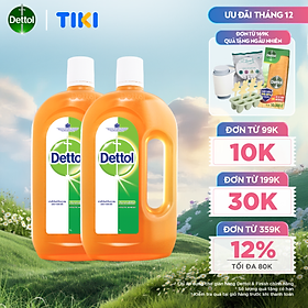 Combo 2 dung dịch diệt khuẩn 1L