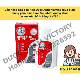 Mua Dầu nóng xoa bóp Hàn Quốc Antiphlamine giảm triệu chứng bông gân  bầm tím  đau nhức xương khớp với mùi thơm dễ chịu100ml
