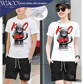 Áo Thun Cặp Đôi CouPLe, Có Bigsize Từ S Đến 8Xl, Form Slimfit, Cotton Thoáng Mát, ATTY23- Thời Trang Waoo