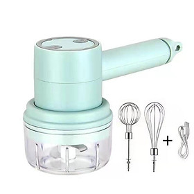 Mua Máy xay tỏi ớt đa năng kèm đầu đánh trắng tiện lợi thiết kế sạc pin dễ dàng sử dụng