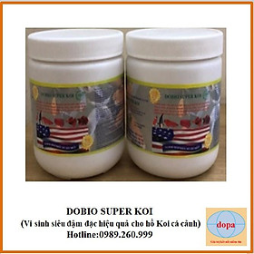 DOBIO SUPER KOI VI SINH DẠNG VIÊN NÉN ĐẬM ĐẶC CHUYÊN  BIỆT CHO HỒ CÁ DOPA.COM.VN