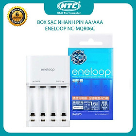 Mua Box sạc nhanh Eneloop BC-KJR6B40TC cho pin AA và AAA - hỗ trợ sạc nhanh và tự ngắt khi đầy (trắng) - Nhất Tín Computer