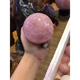 Mua Quả Cầu Đá Thạch Anh Hồng Phong Thủy Đường Kính 6 5 cm