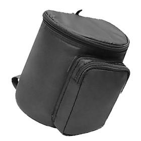 Baby Stroller Buggy Parent Phone Tissue Hanging Bag Linen Pocket w/ Zipper