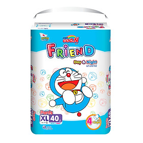 Tã quần Goo.n Friend XL40 thiết kế mới - tặng đồ chơi Toys house