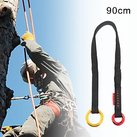 2 Pieces Arborist Friction Saver Heavy Duty Loop Gear Equipment Camp Cambium Saver for Backpacking Outdoor Exploring Mountaineering Camping