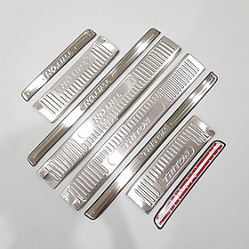 Bộ Ốp bậc, Nẹp bước chân INOX dành cho xe Mitsubitshi Triton 2019-2020